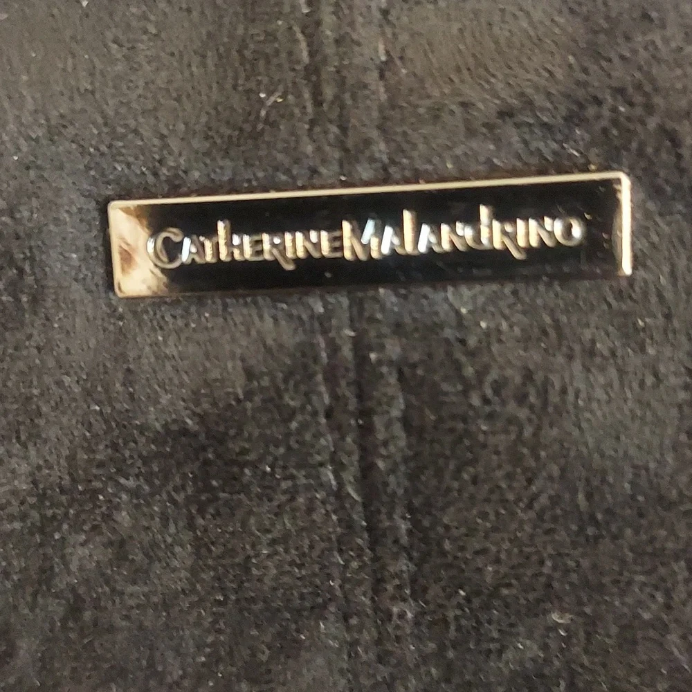 Catherine Malandrino Black Shoulder Bag with Stud Accents - Picture 2 of 8